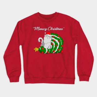 Meowy Christmas Crewneck Sweatshirt